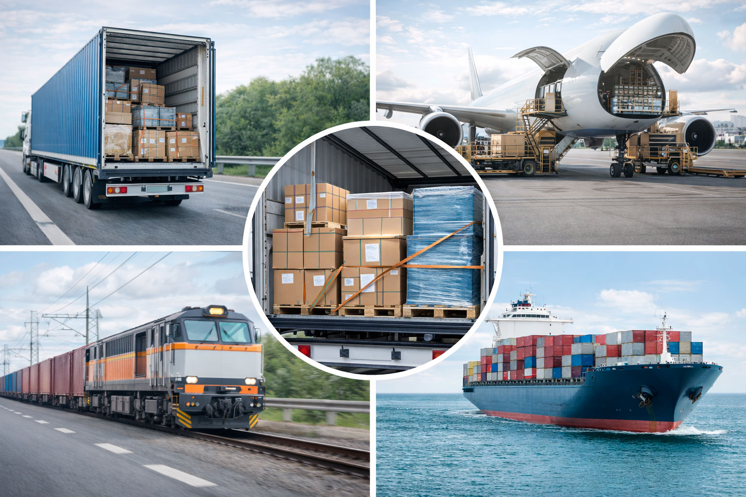 Какие бывают виды транспорта для перевозки сборных грузов